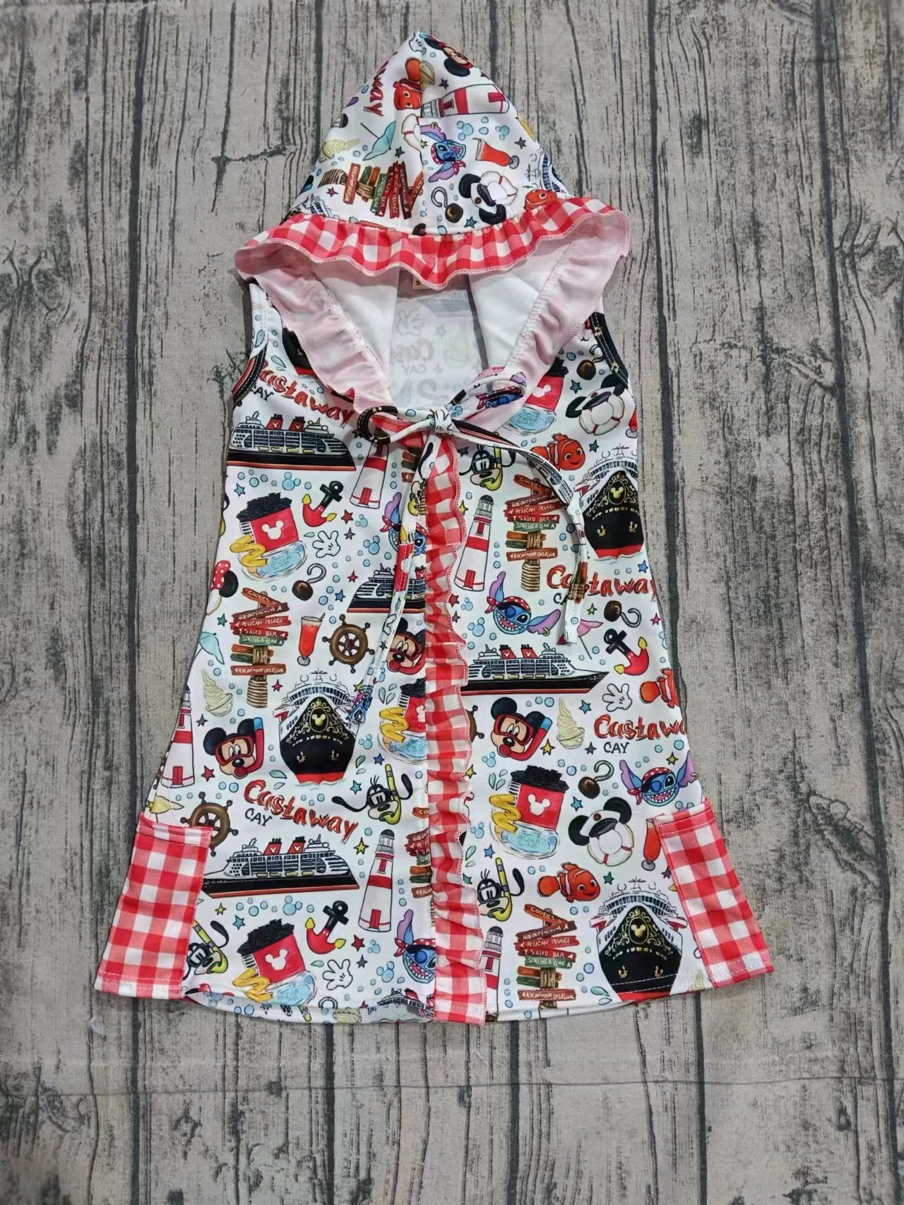 coverup sail boats cruise swimwear custom Style MOQ:3