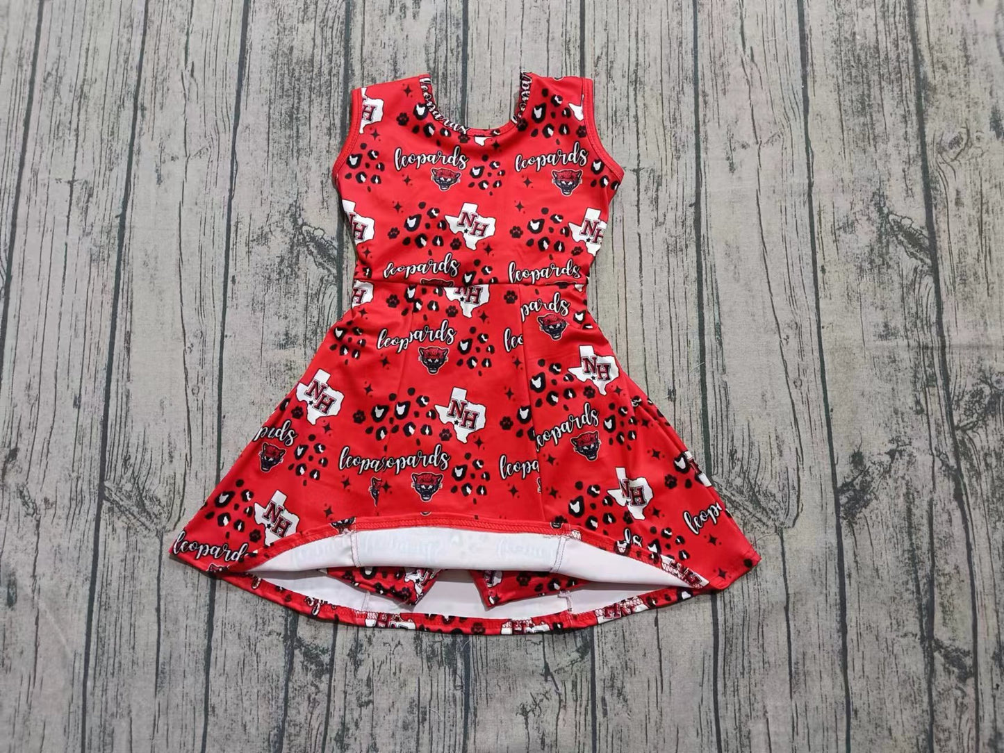 MOQ5 custom New Home LEOPARDS yoga girl dress
