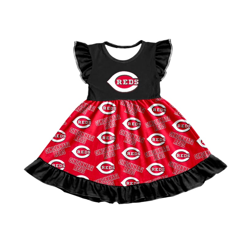 reds team CUSTOM MOQ3 girl dress