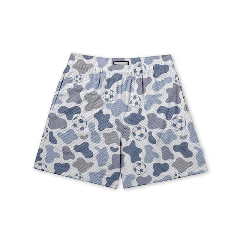 SS0655 boy camo football drip shorts 202509 preorder
