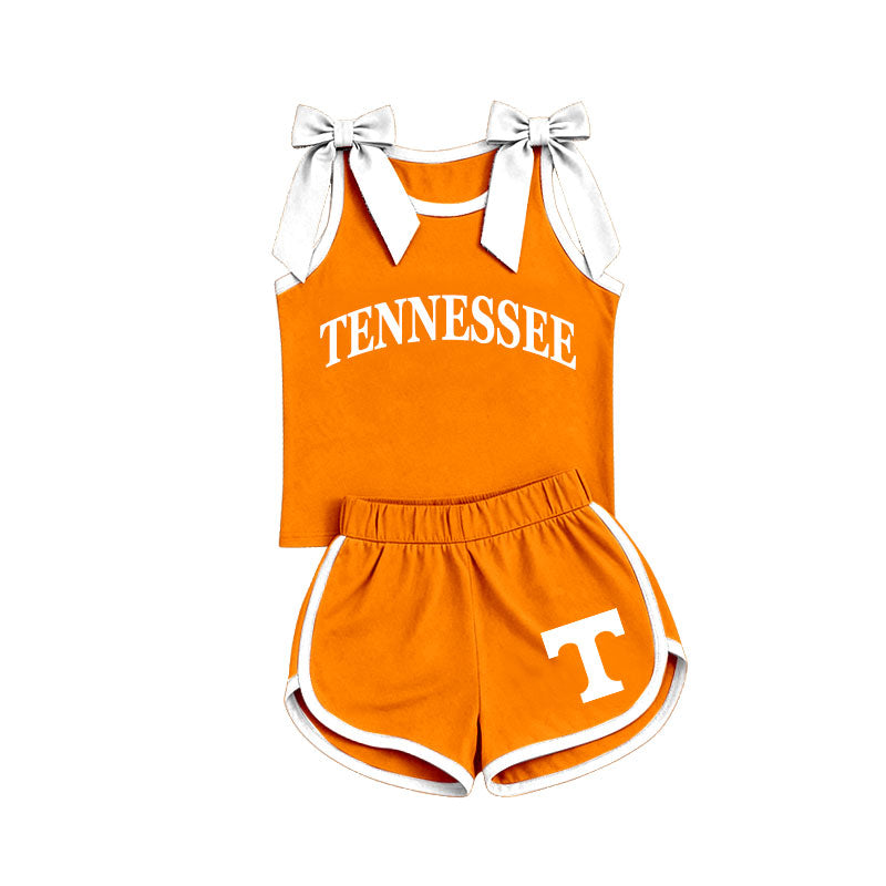 NO MOQ T tennessee cotton vinyl sports girl outfit shorts 202607 preorder