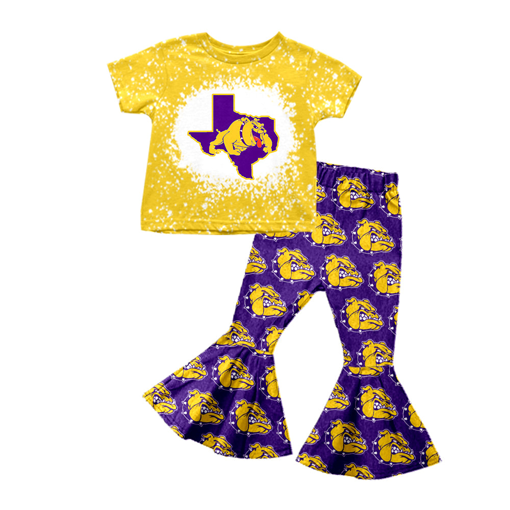 custom MOQ3 dog football team kids outfit