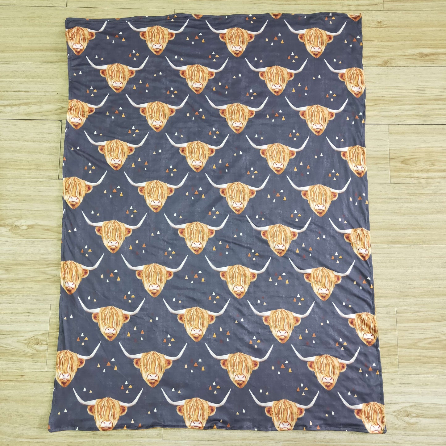 cow head black blanket