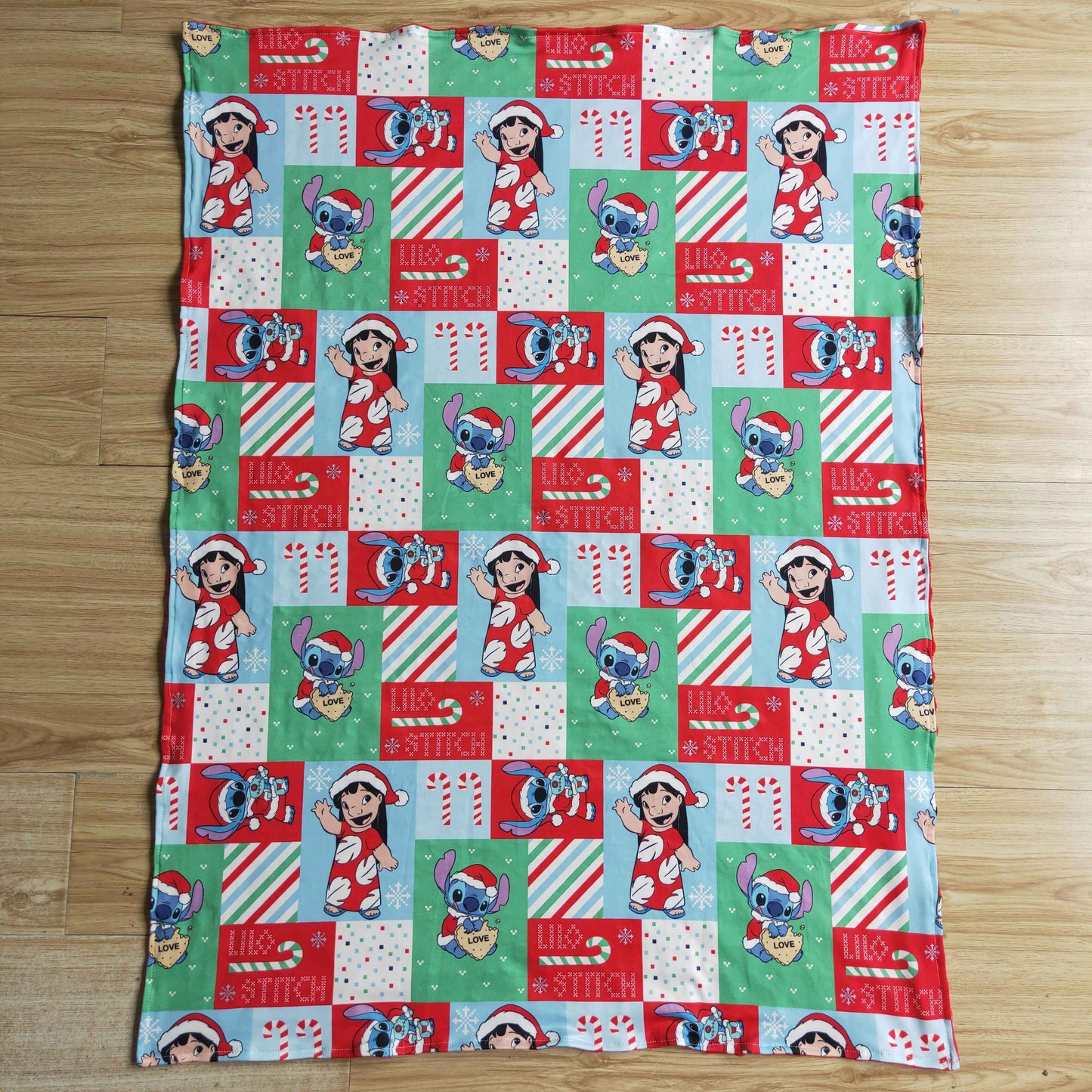 BL0032 cartoon christmas baby blanket 1122 RTS