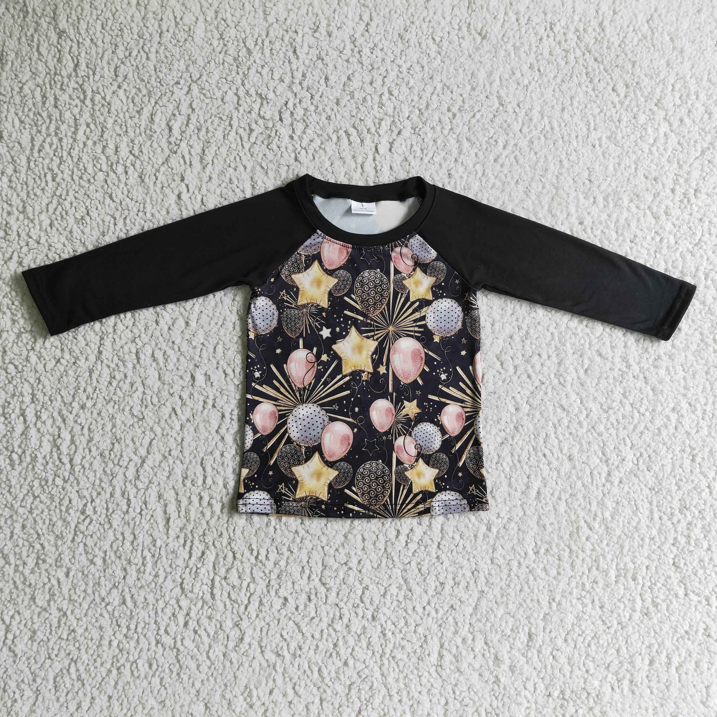 boy long sleeve top Happy New Year 1008 RTS