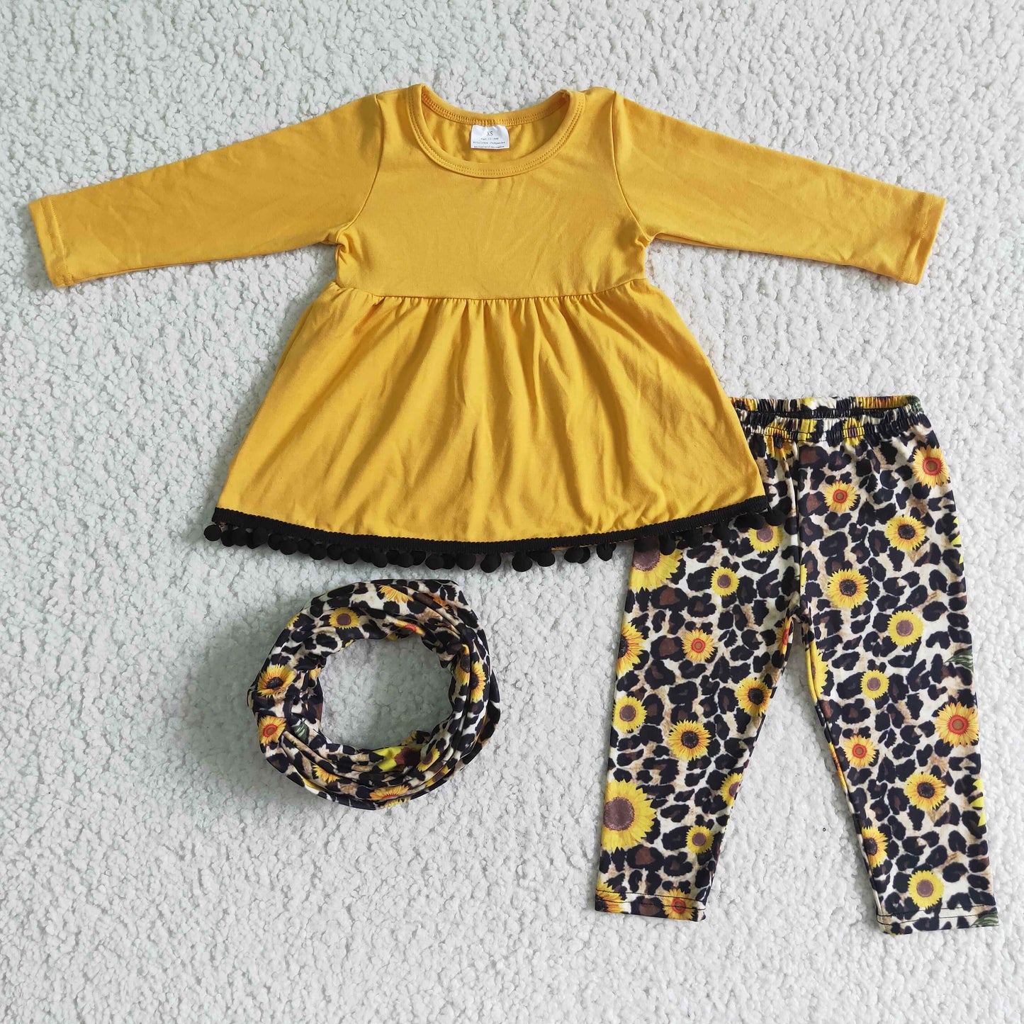 Sunflower long sleeve top orange pants outfit 0610 RTS