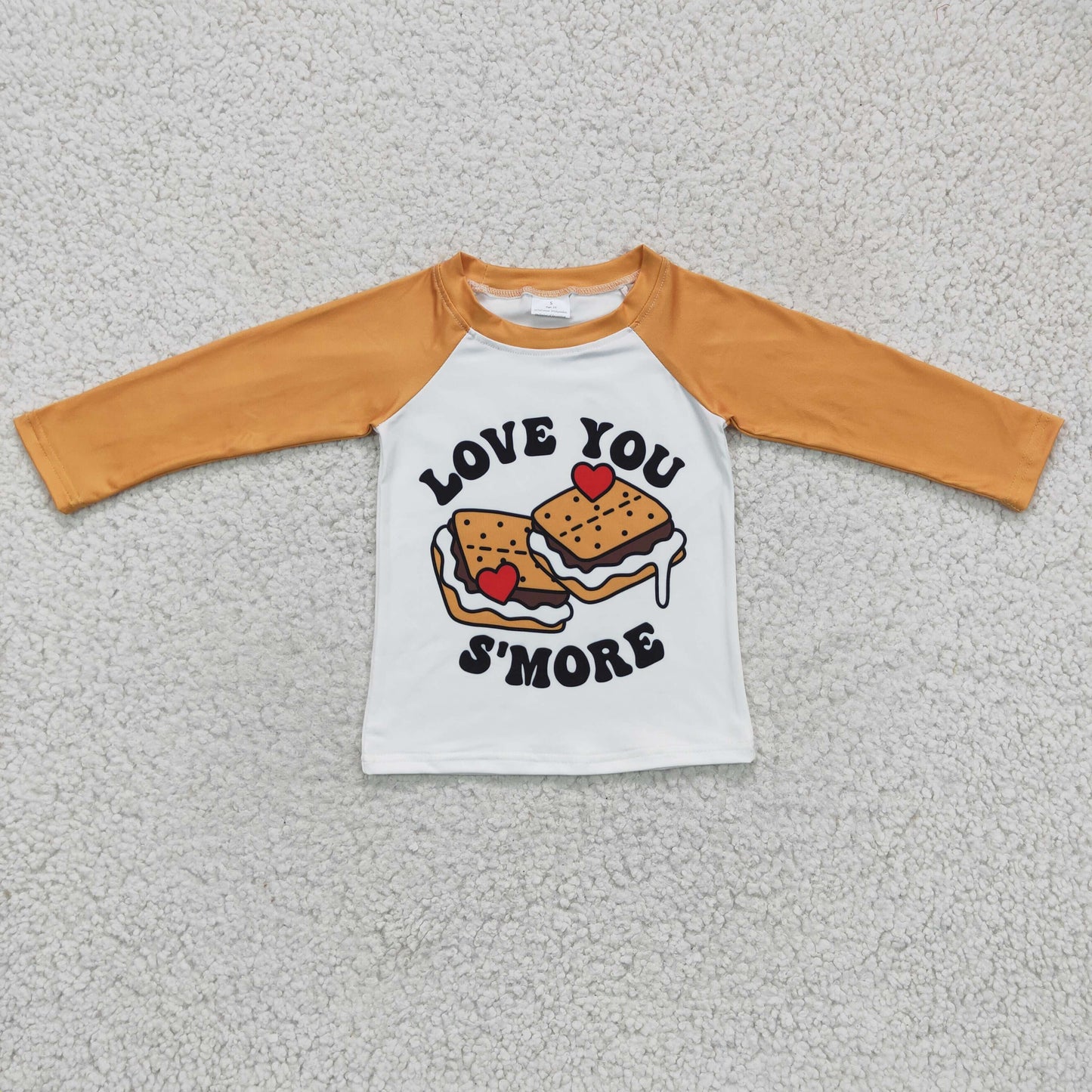 LOVE YOU MORE RTS long sleeve girl top tee 1212 BT0123
