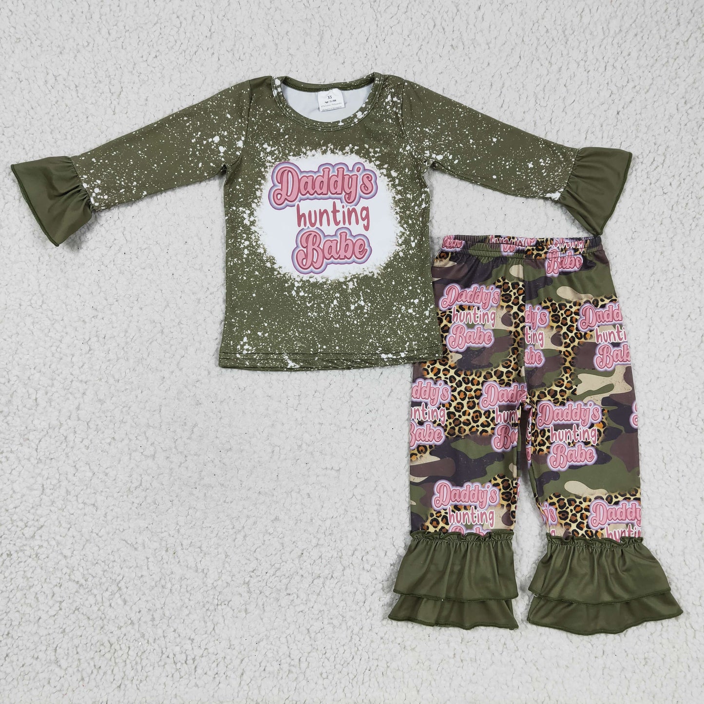 promotion RTS GLP0327 daddy hunting baby long sleeve girl OUTFIT 1203