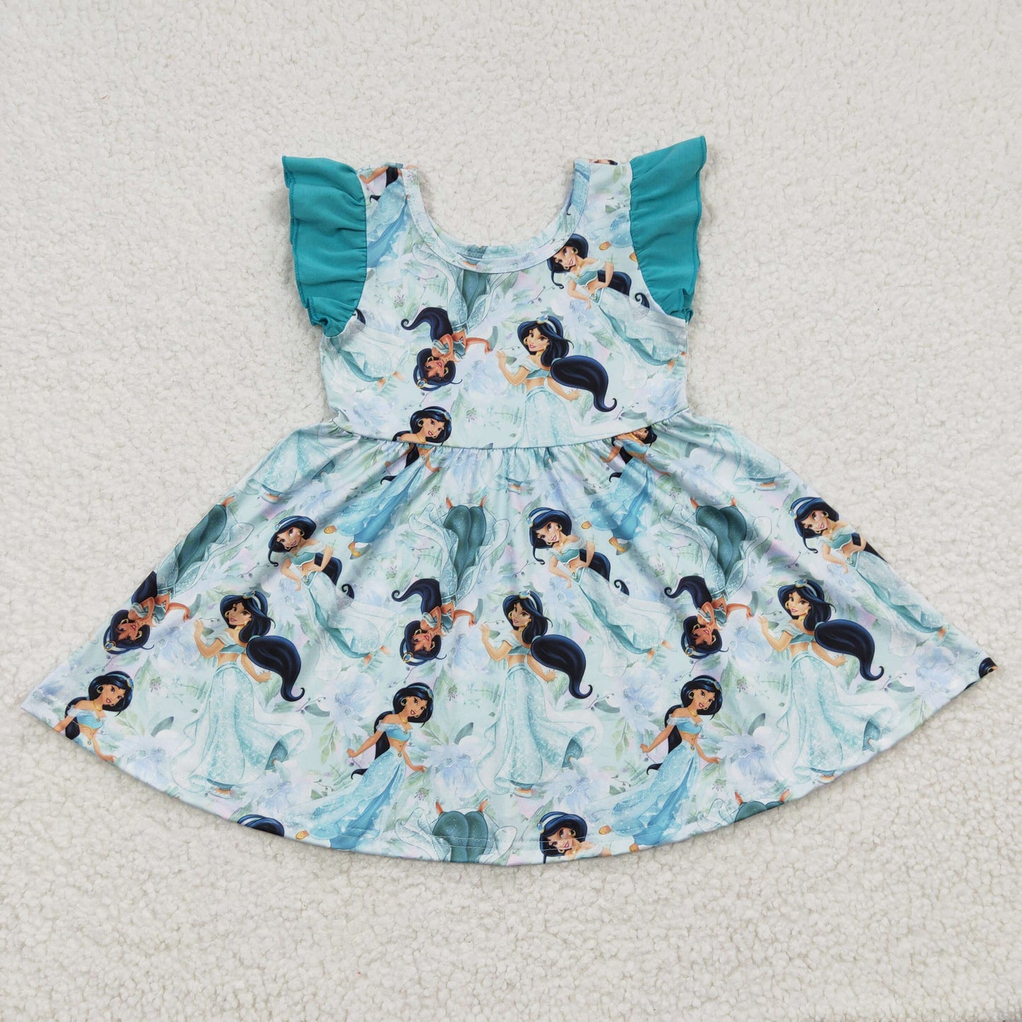 promotion GSD0267 preorder western puffy princess short sleeve girl dress 20230306 RTS