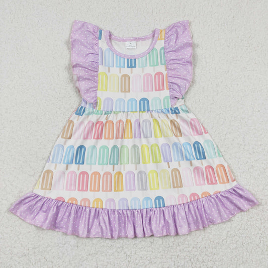 promotion RTS GSD0293 ice popstick short sleeves girl dress 20230323 RTS
