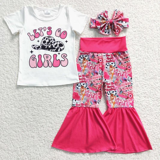 GSPO0511 let's go girls clothes short sleeve girl outfit 20230309 RTS