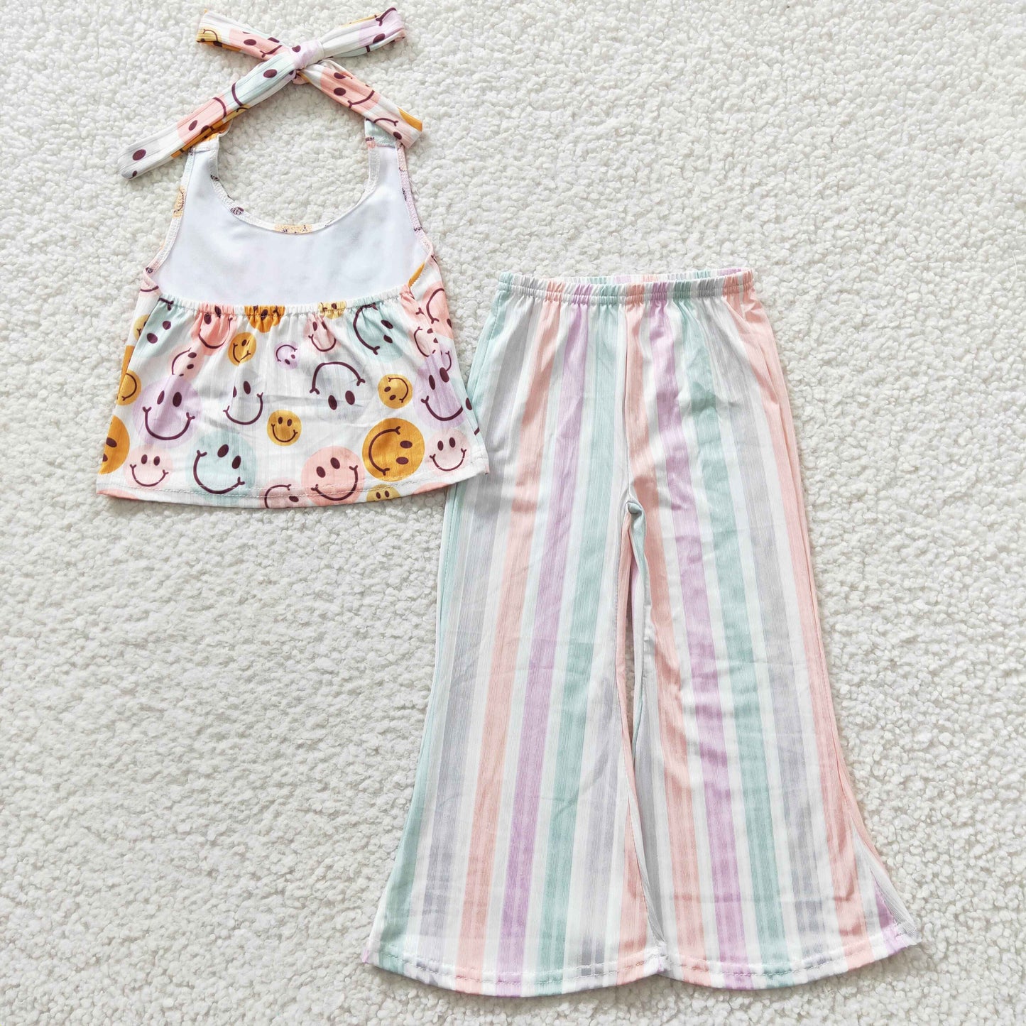 GSPO0580 smile short sleeve girl outfit 20230410 RTS