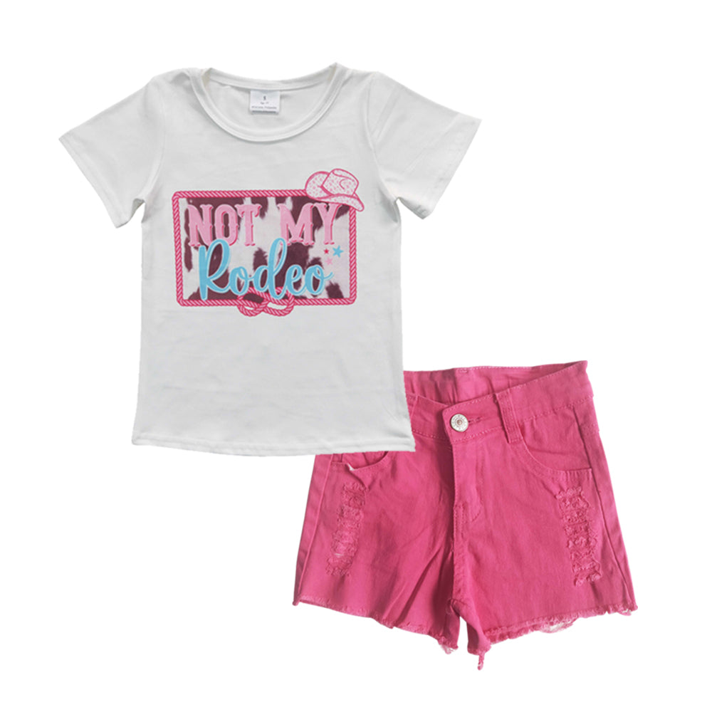 组合GSSO0288 western shorts jeans sequin denim girl summer outfit 20230324 RTS