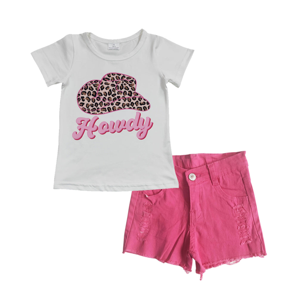 组合GSSO0289 western shorts jeans sequin denim girl summer outfit 20230324 RTS