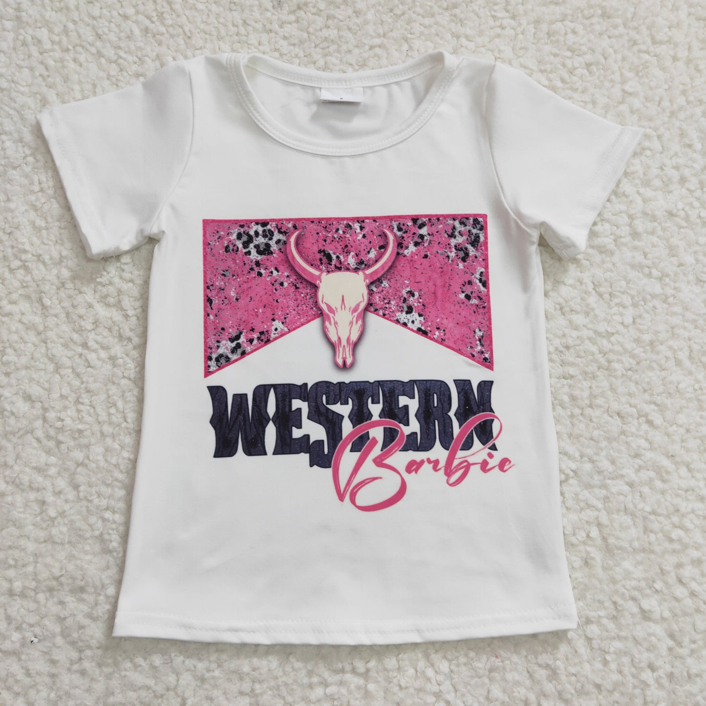 GT0134 western babie short sleeve girl tee t-shirt top preorder 20230216 RTS
