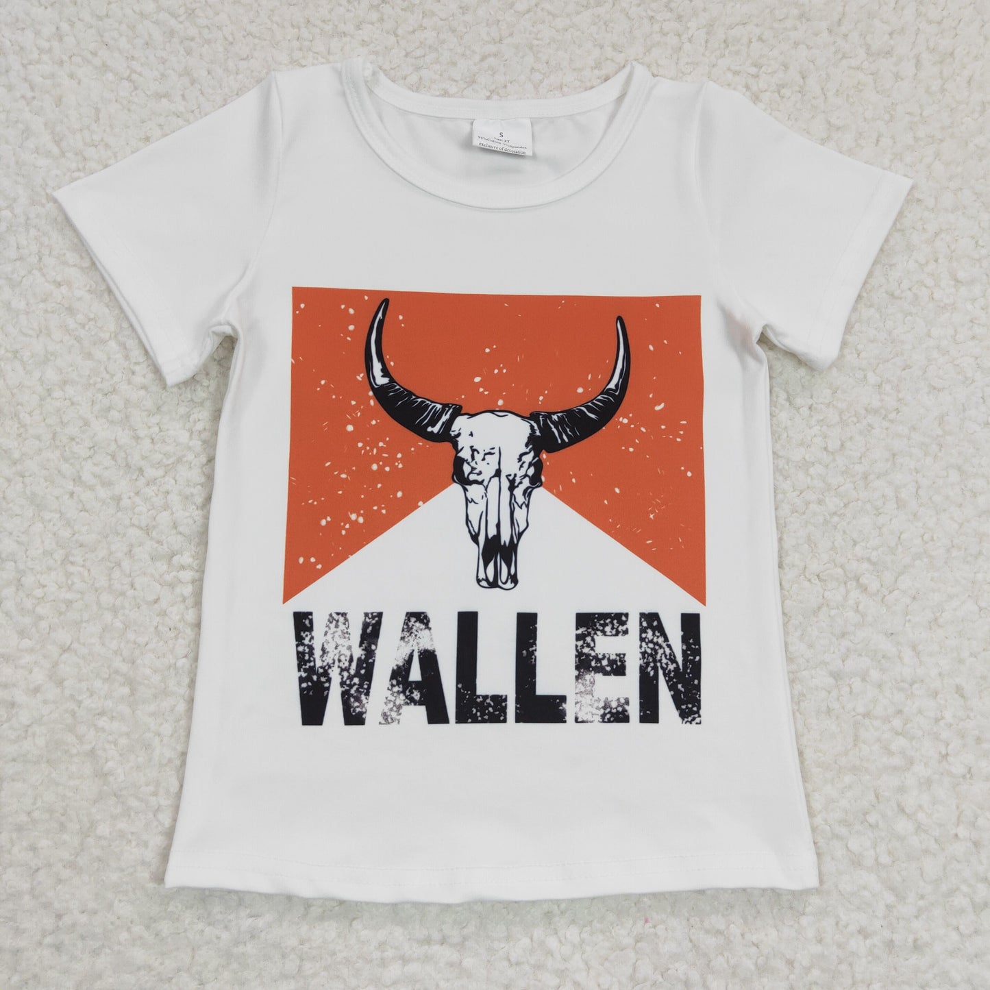 GT0146 western wallen Short sleeve girl top tee t-shirt 20230304 RTS