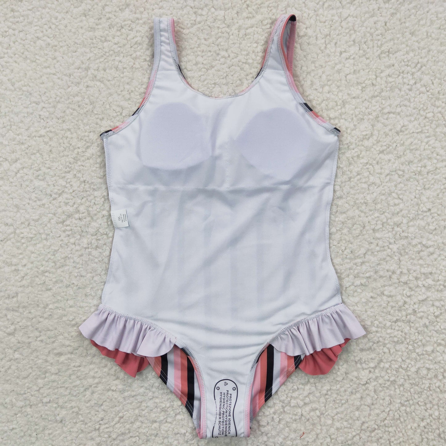 S0049 stripe swimware swimsuit 20230321 RTS