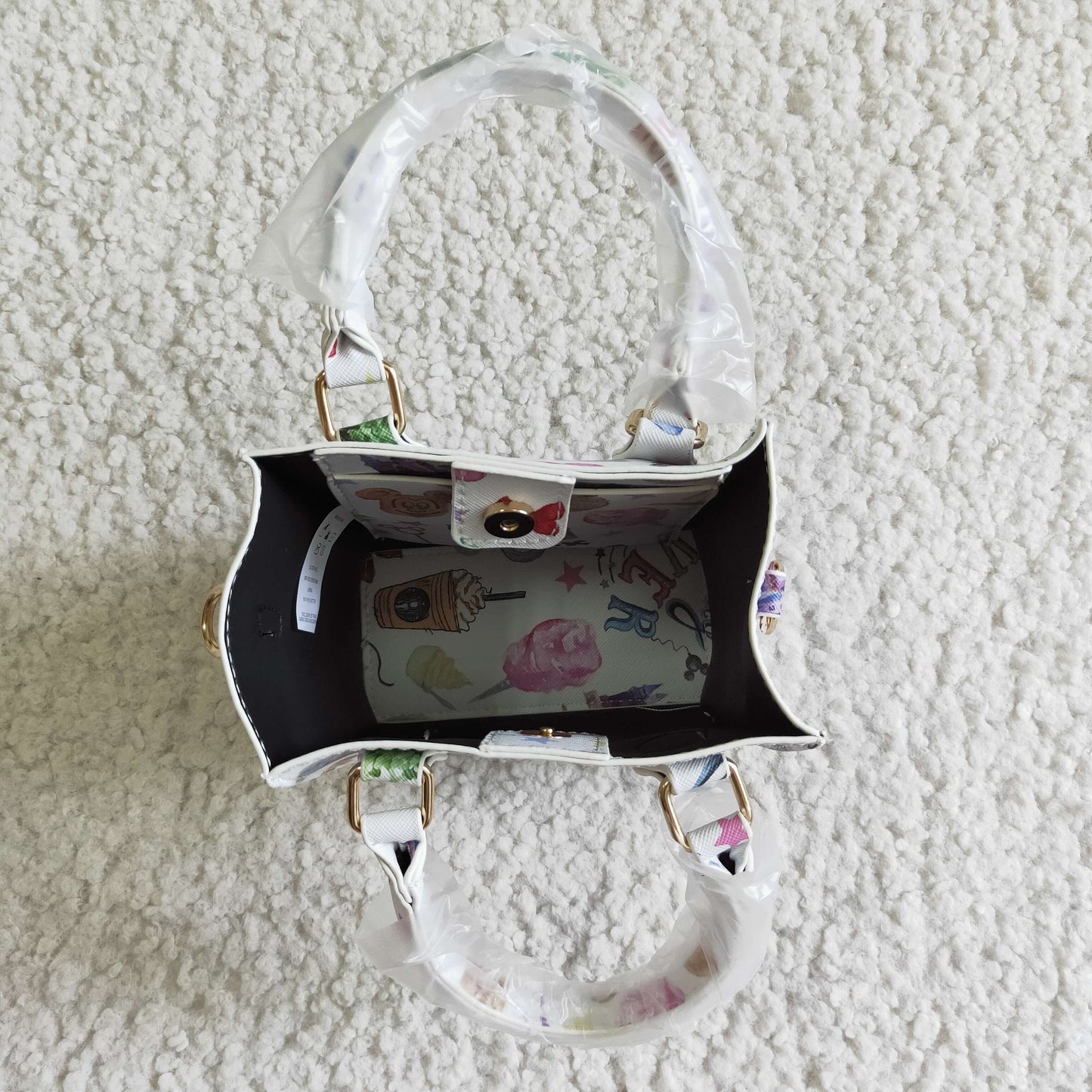 RTS 13.5CM*9CM*14CM baby Bag cartoon mouse castle coffee bag 0702