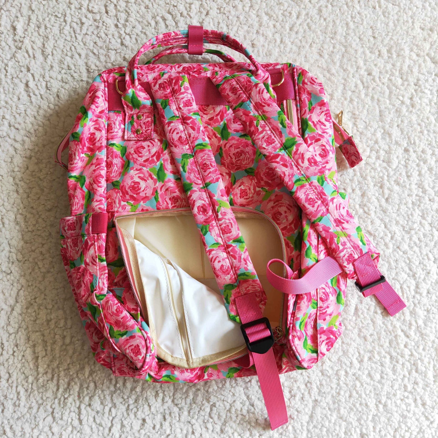 RTS brown Cartoon backpack 0924