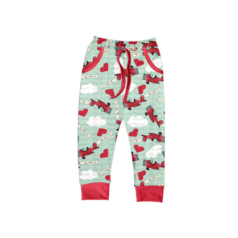 P0038 plane love valentina long pants jogger legging 1101 preorder