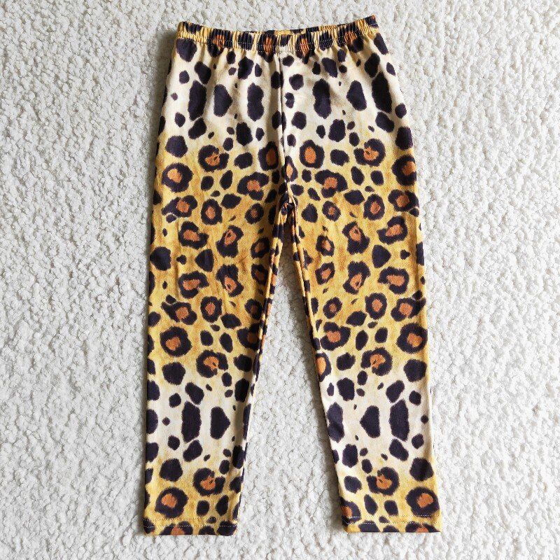 girl leopard long legging pants 1025 RTS