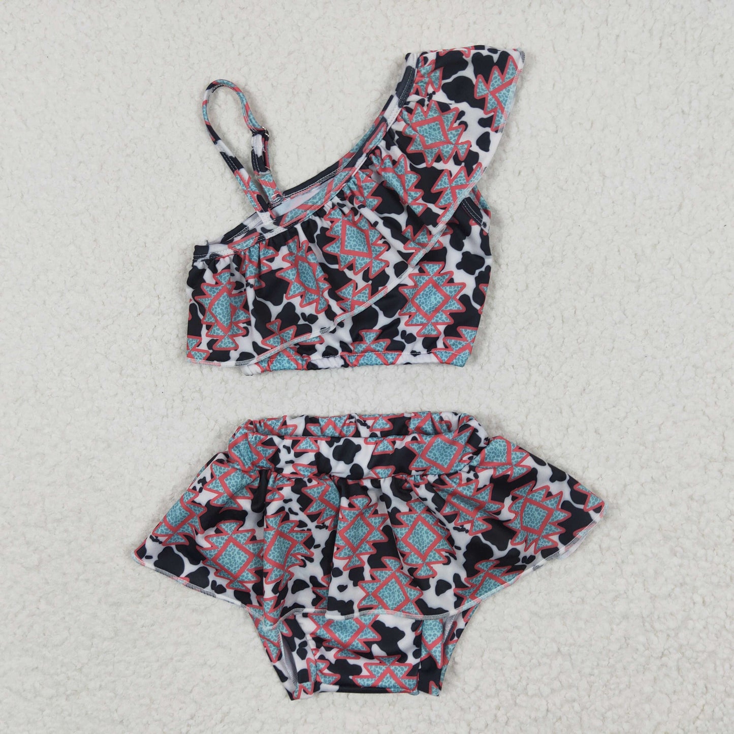 S0038 western cow girls swimwear swim suit 20230323 RTS