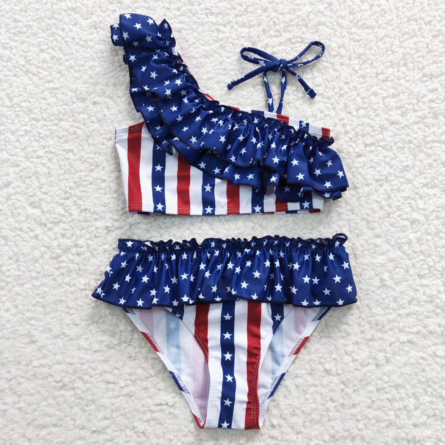 S0042 western 4th July star USA swimware swimsuit 20230411 RTS
