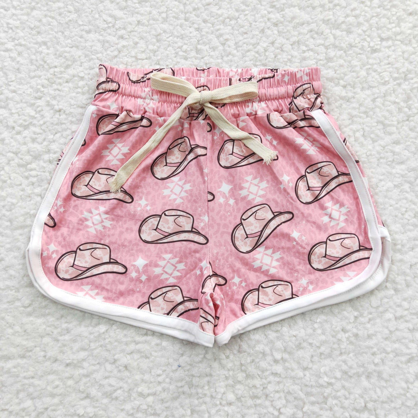 S0086 Western print sports shorts 20230412 RTS