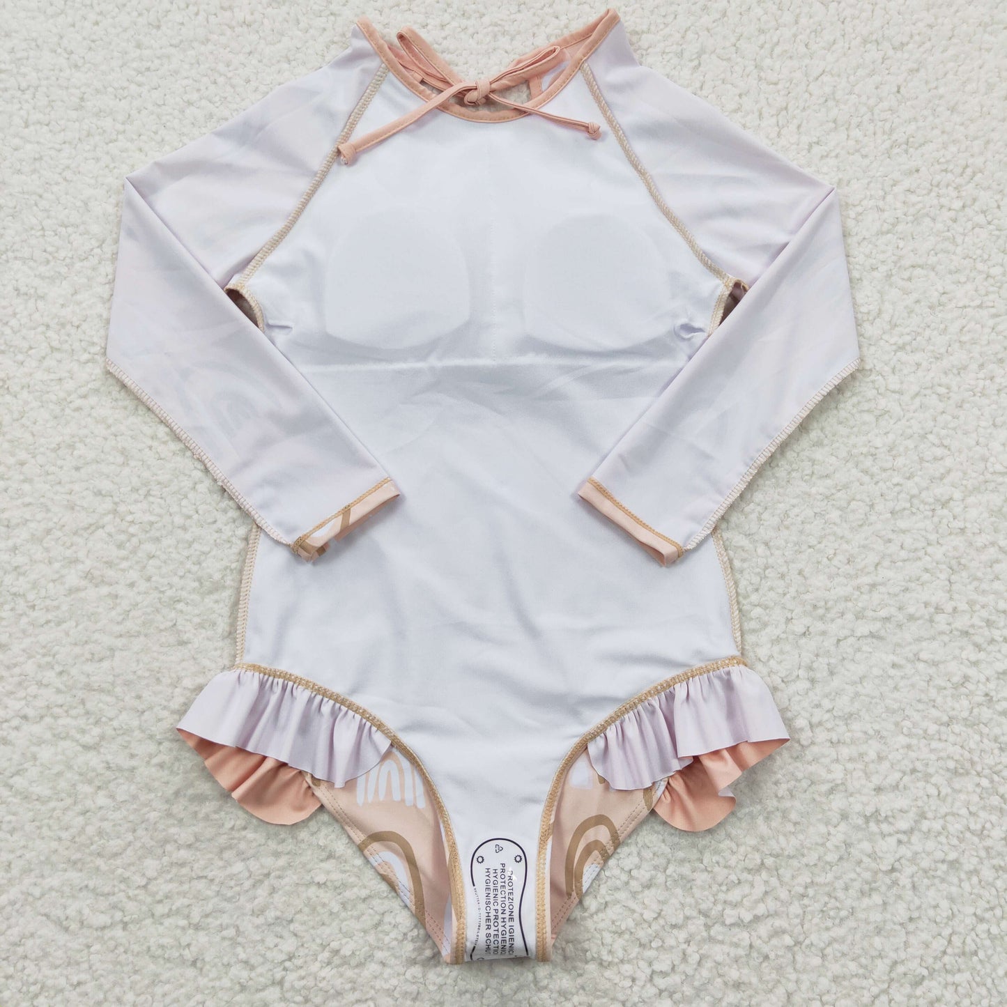 S0086 girls swimwear flower rose swim suit RTS 20230404