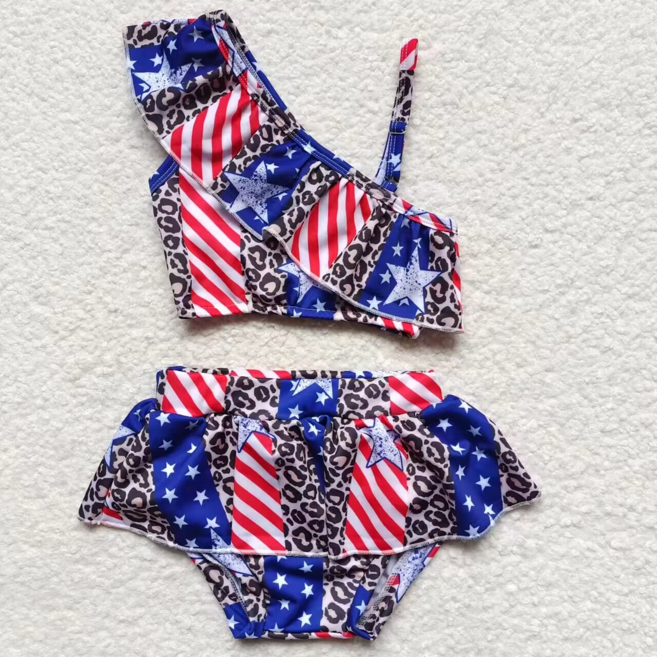 S0094 4th of july girl swimwear 20230330 RTS