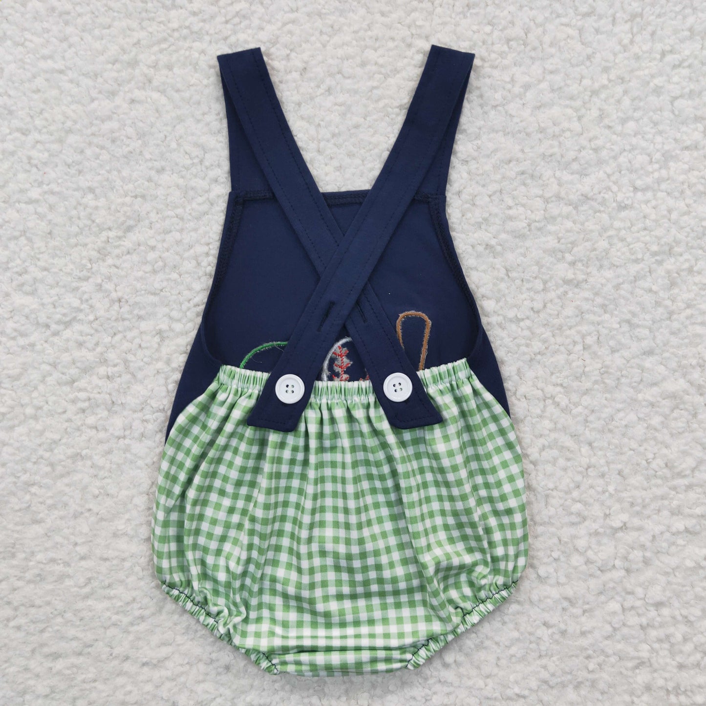 SR0272 embroidery golf ball Baseball short sleeve kids boy Baby romper 20230322 RTS