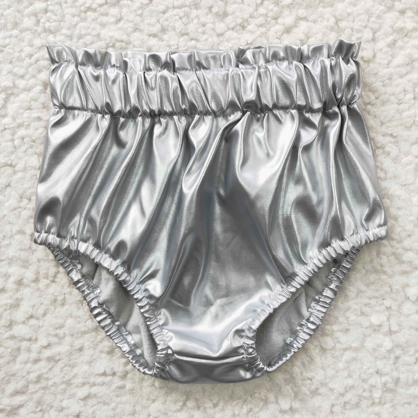 SS0048 silver leather girl bloomer Bummies 20230410