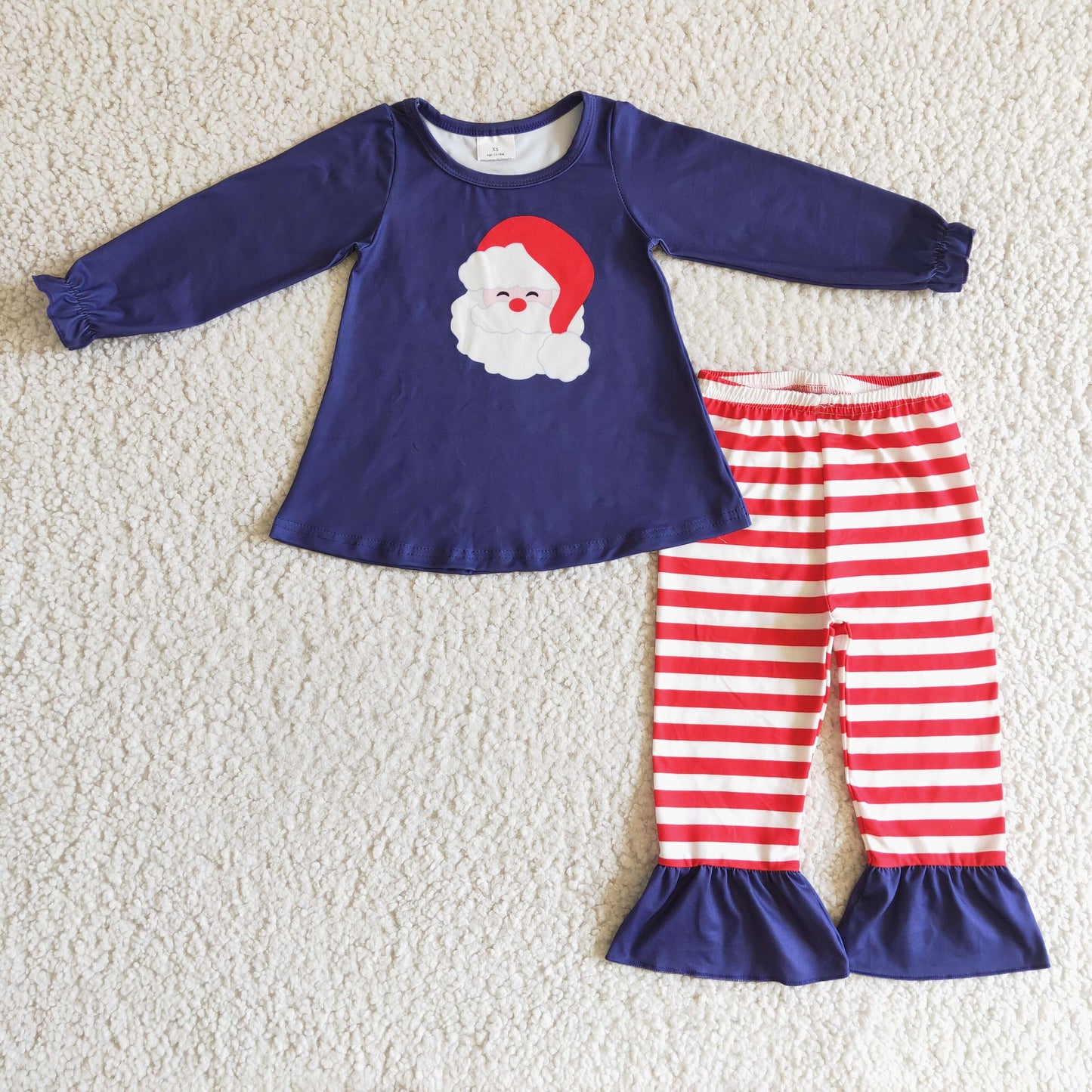 GLP0249 RTS long sleeve christmas Santa girl outfit 1109