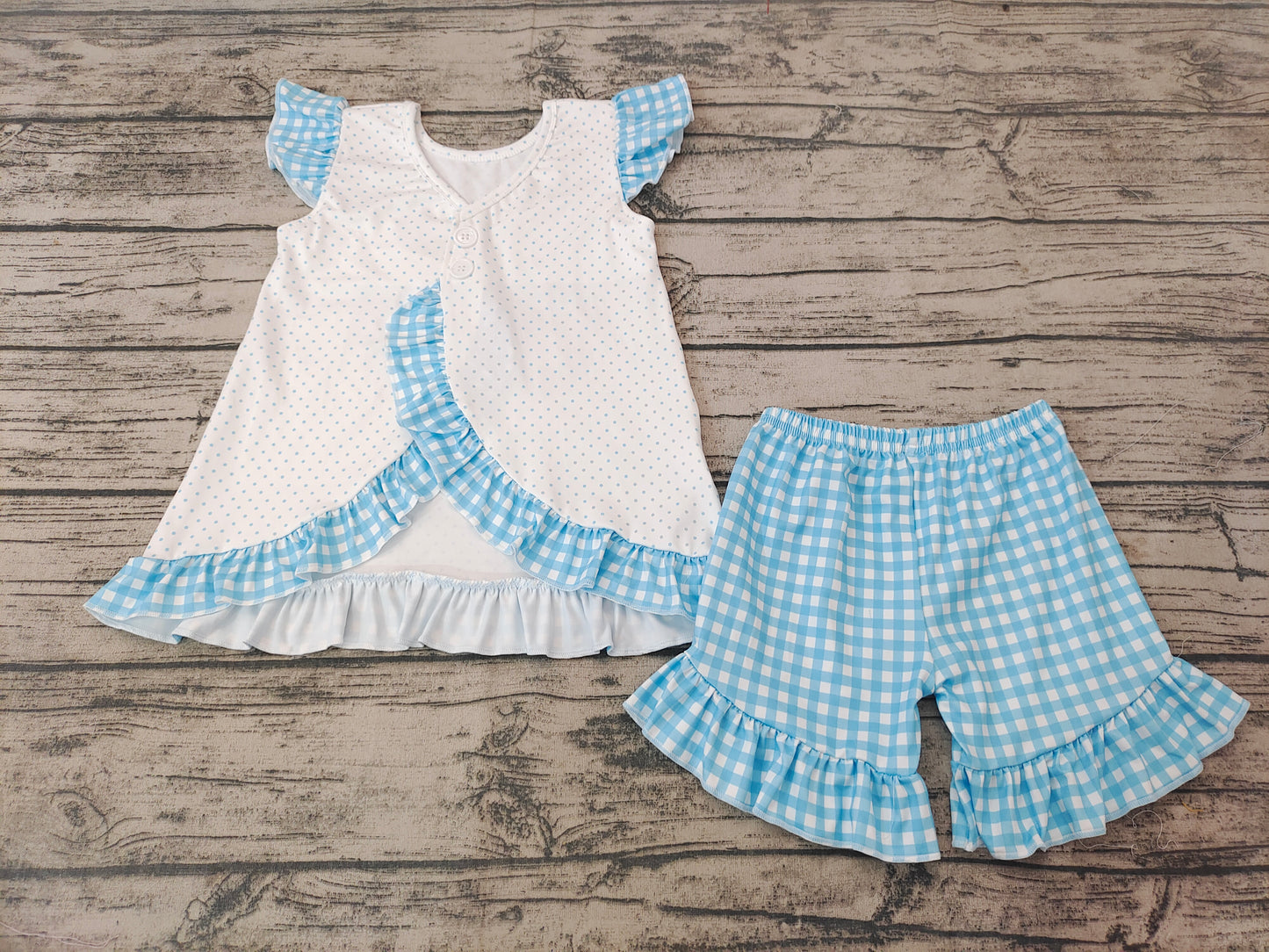 preorder short sleeve Easter rabbit summer set GIRL outfit 1112