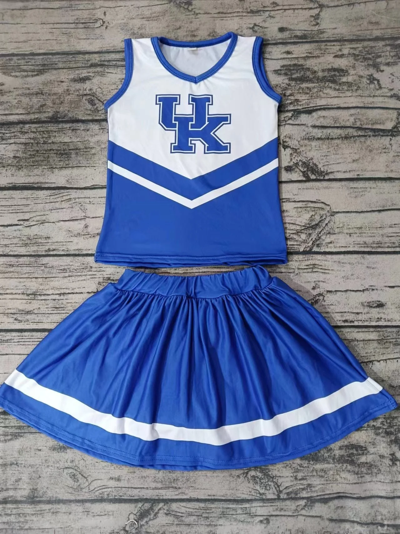 UK custom MOQ3 kids Skirts shorts team girl outfit