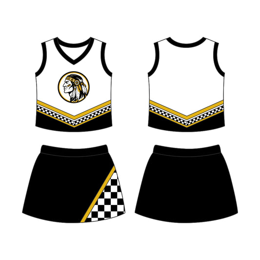 Black CUSTOM MOQ5 KIDS YOGA Athletic SEMINOLE COLLECTION girl outfit 202627