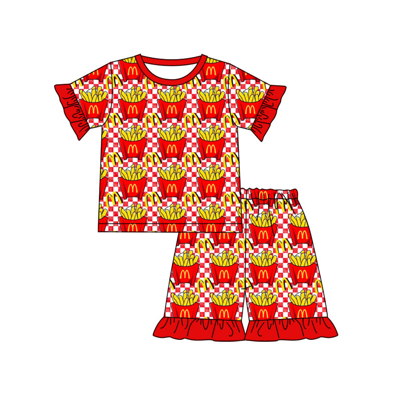 custom MOQ3 girl pajamas outfit