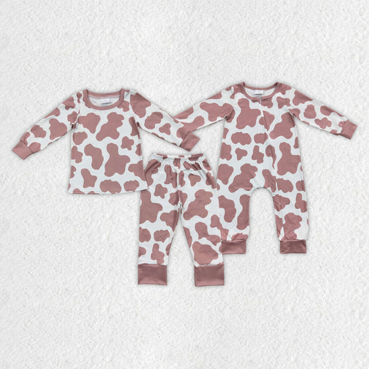 GLP0448 leopard long sleeve boy pajamas 20230622 RTS