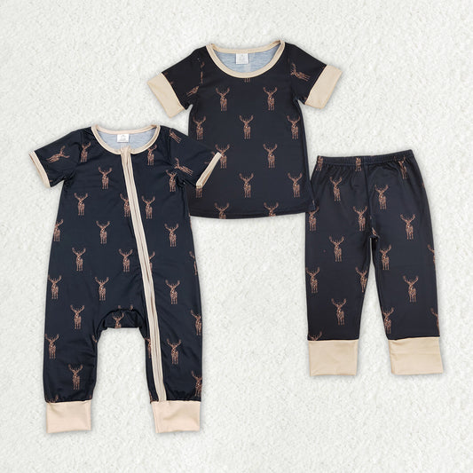 BSPO0440 Bamboo deer pajamas boy outfit 202407 RTS