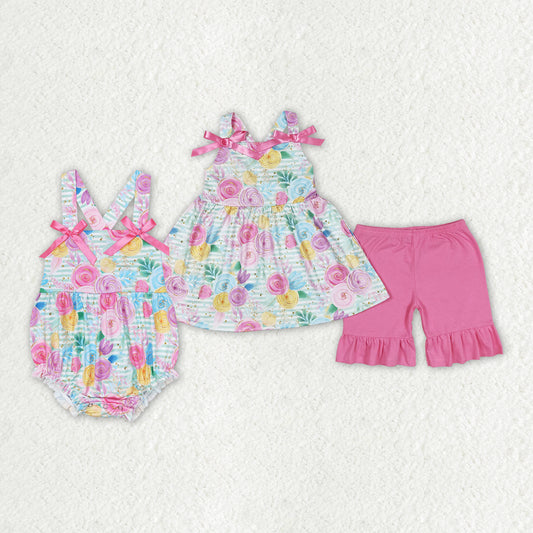 SR1424  flower girl romper 202406 RTS