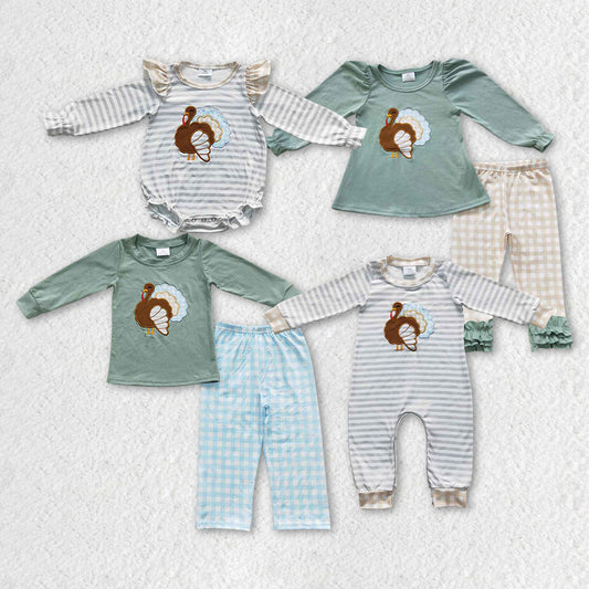 GLP0534 Thanks giving children long sleeve children boys girl outfit RTS 20230804
