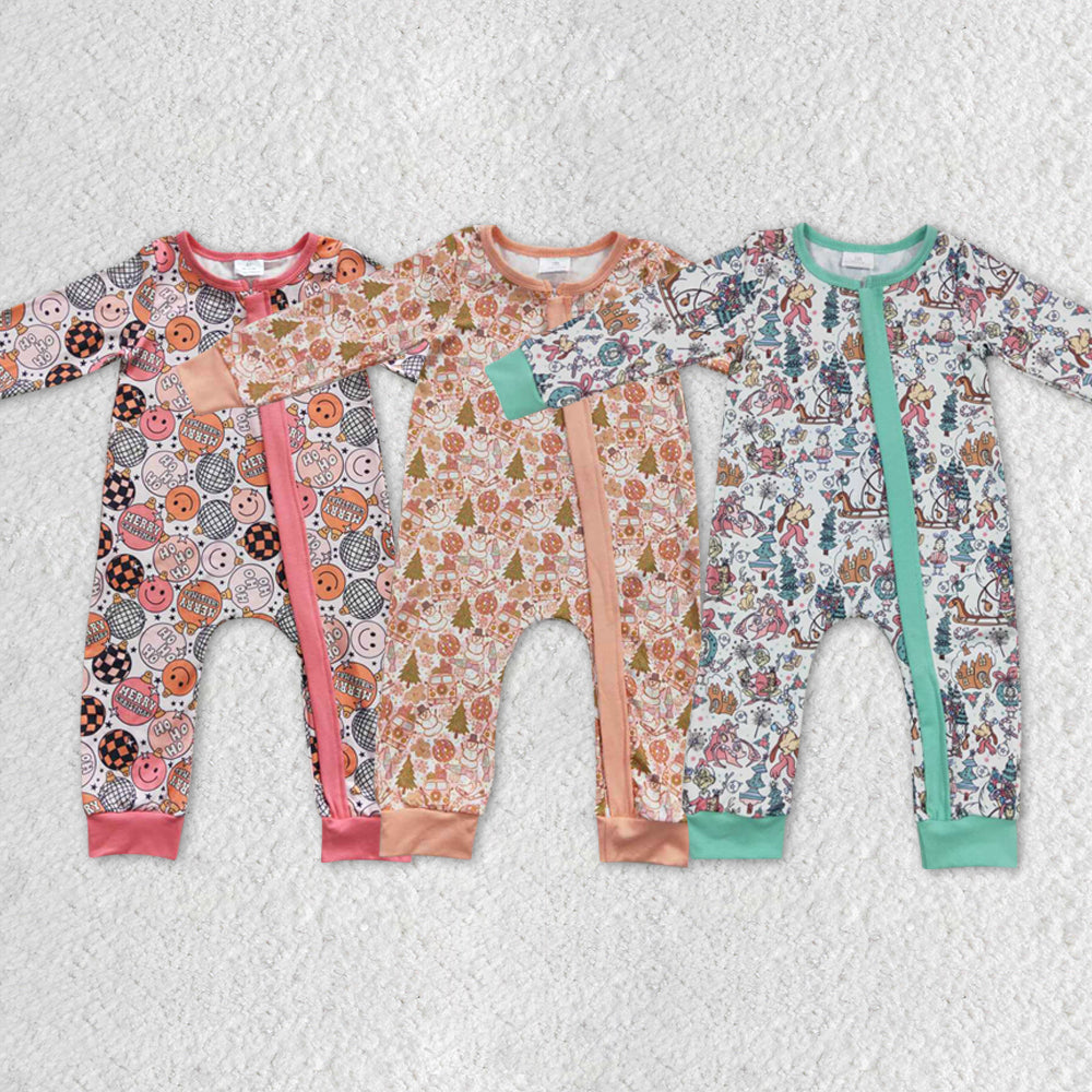 LR0301 flower long sleeve girl romper 20230525 RTS