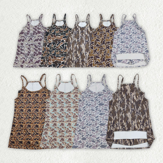 RTS  GSD2722 yoga camo girl dress 202509 RTS