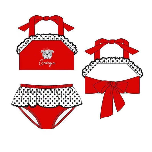 football team custom girls swimsuit swimwear MOQ3 (before5thMay no moq)