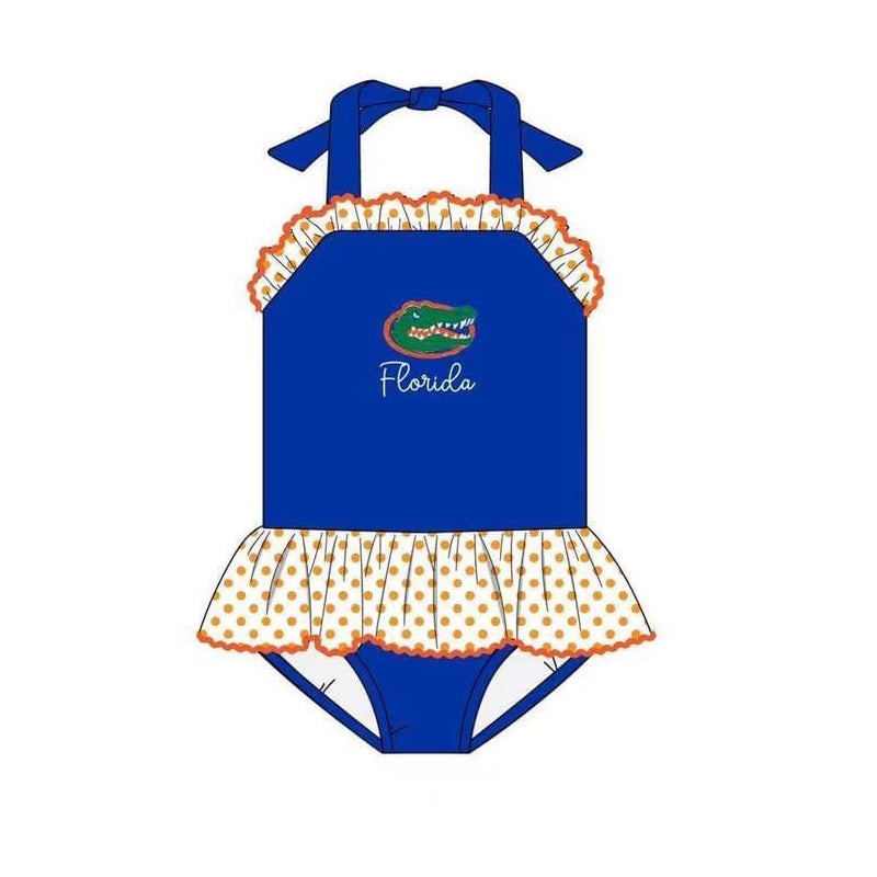 football team custom girls swimsuit swimwear MOQ3 (before5thMay no moq)