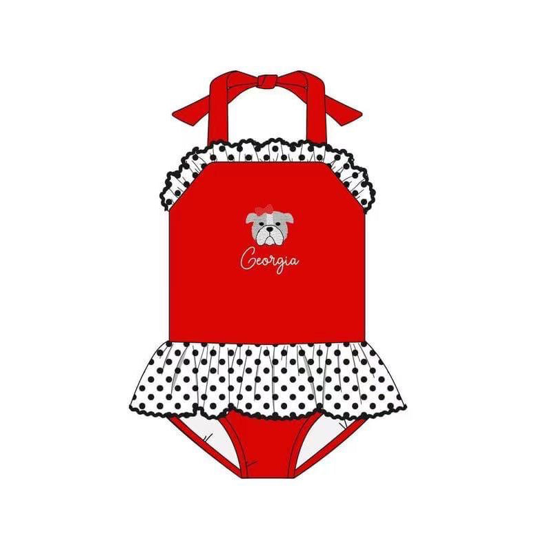 football team custom girls swimsuit swimwear MOQ3 (before5thMay no moq)