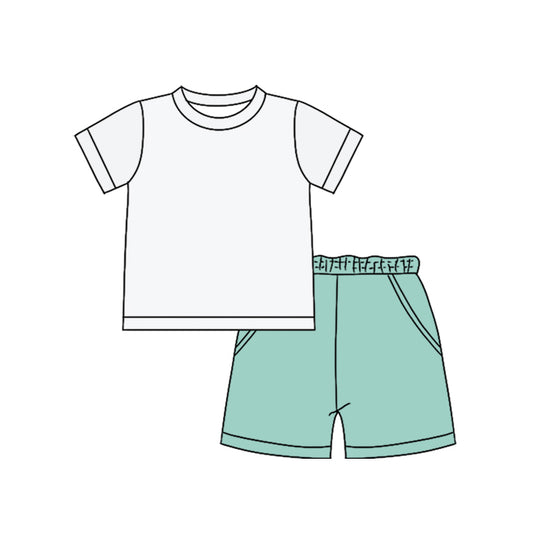 MOQ8  Custom BOY outfit free shipping over $100