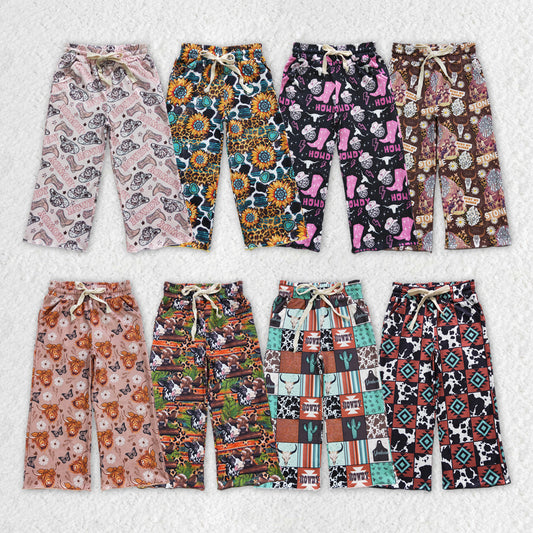 P0142 western flowers girl long pants 20230530 RTS
