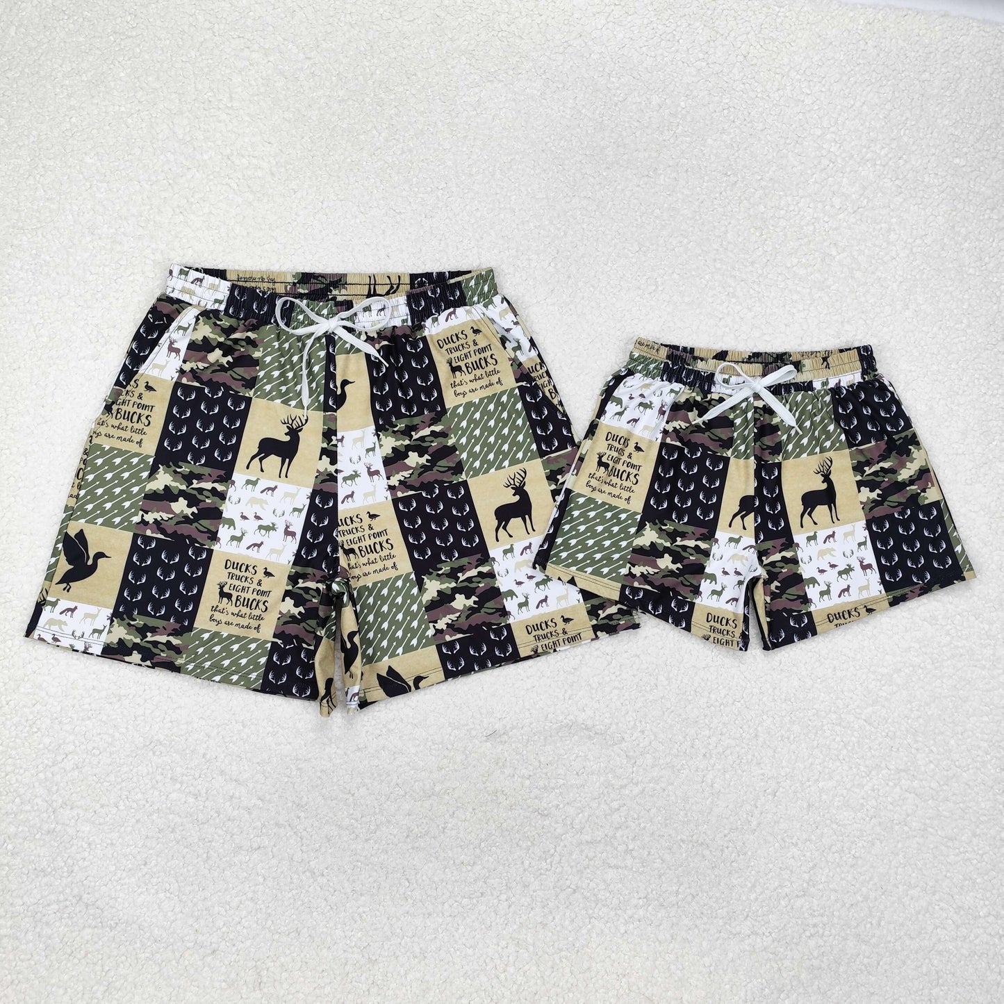 S0467  camo boy swimming trunks shorts 202411 RTS