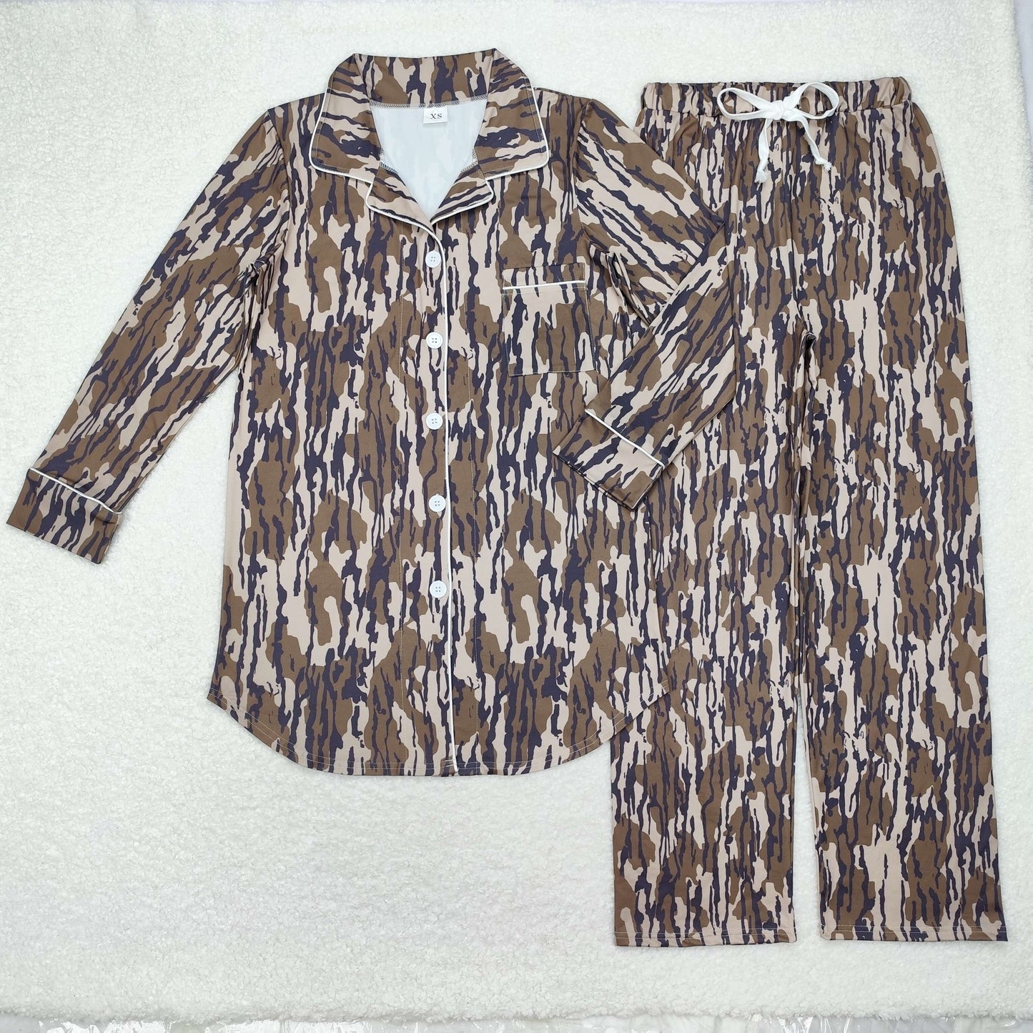 GT0696 成人女 adult women camo long sleeve top  202408 RTS sibling